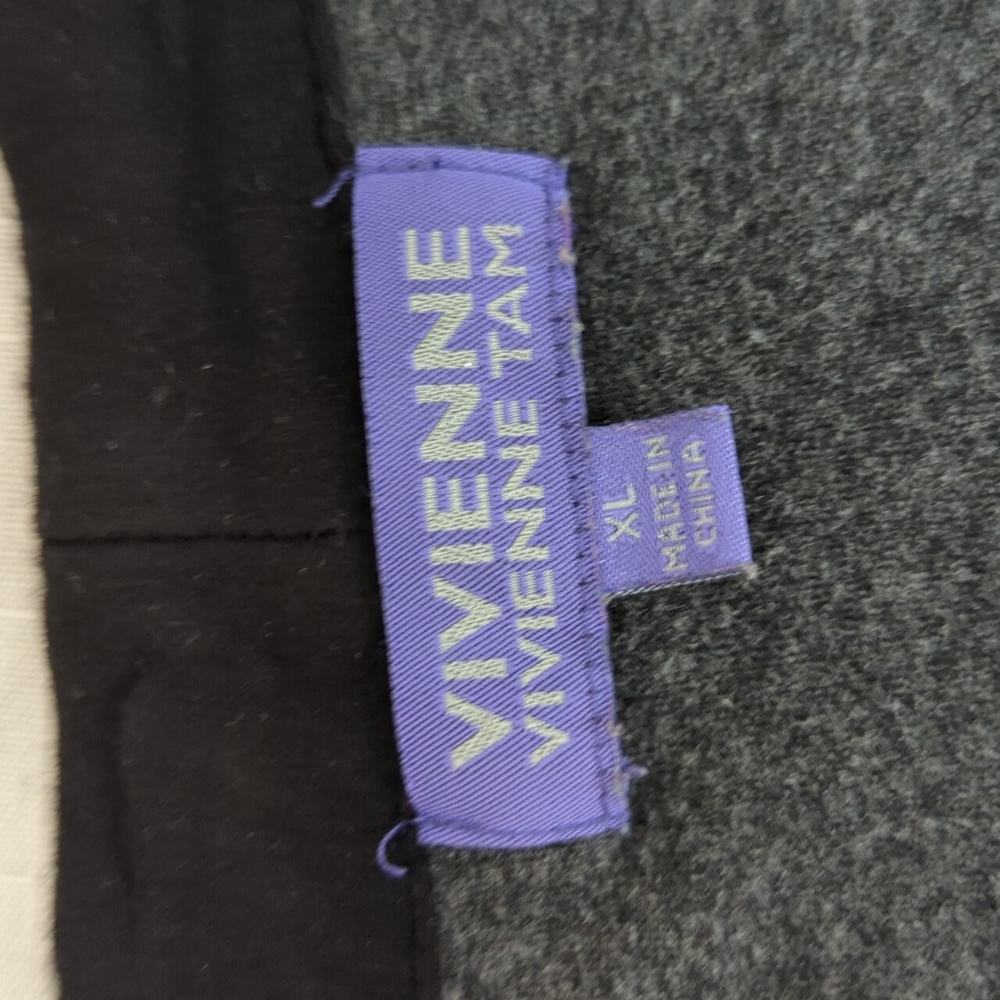 Vivienna Tam long cardigan sweater, chain detail, women's extra large - Picture 8 of 10
